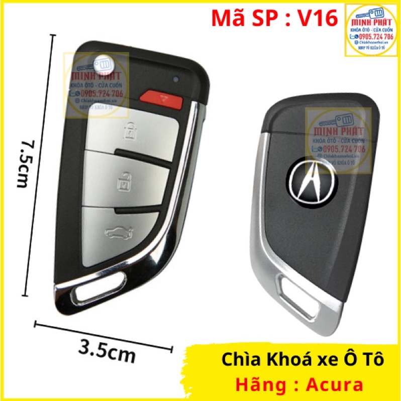 Làm Remote điều khiển xe Acura MDX