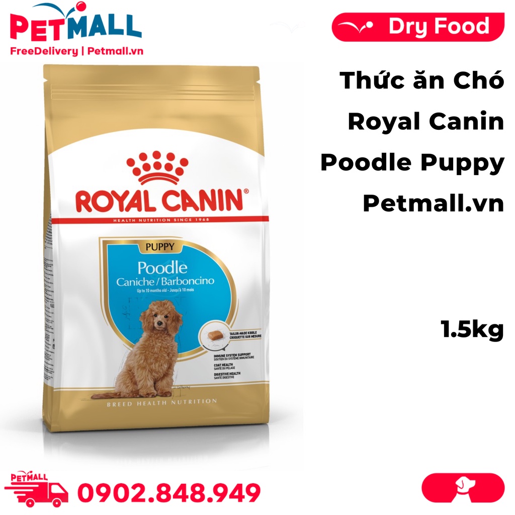 Thức ăn chó Royal Canin Poodle Puppy 1.5kg Petmall