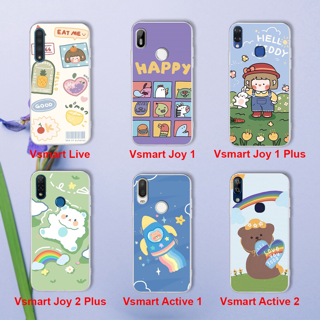 Ốp lưng SIÊU CUTE dành cho Vsmart Live/ Joy 1/ Joy 1 PLUS/ Joy 2 PLUS/ Active 1/ Active 1 PLUS
