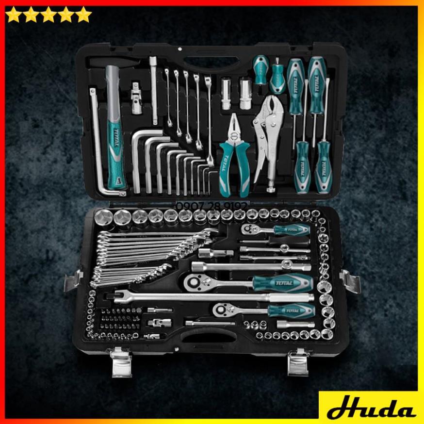 Bộ dụng cụ công cụ đồ nghề 142 món đa năng Total Ingco