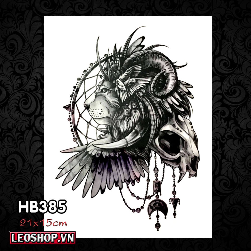 Hình Xăm Dán DreamCatcher Các Loại (21x15 cm)