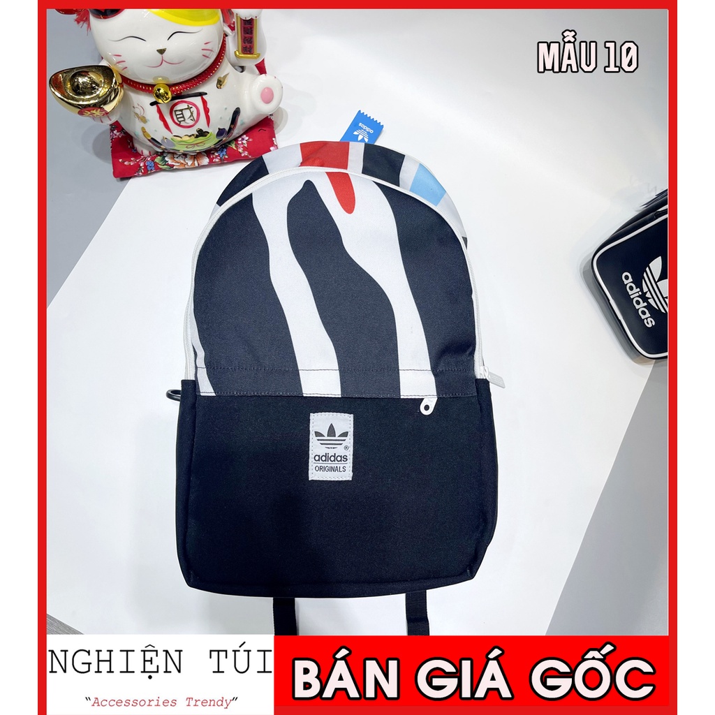 [NGHIỆN TÚI GIÁ GỐC + VIDEO THẬT] Balo Adidas Originals Clover Dairy Cows Backpack - HÀNG XUẤT DƯ Xịn 100% / Mẫu 10