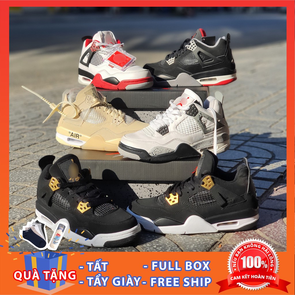 Giày Jordan 4 cổ cao phom giày bóng rổ (Lưu ý: tăng 1 size do phom giày nhỏ) | BigBuy360 - bigbuy360.vn