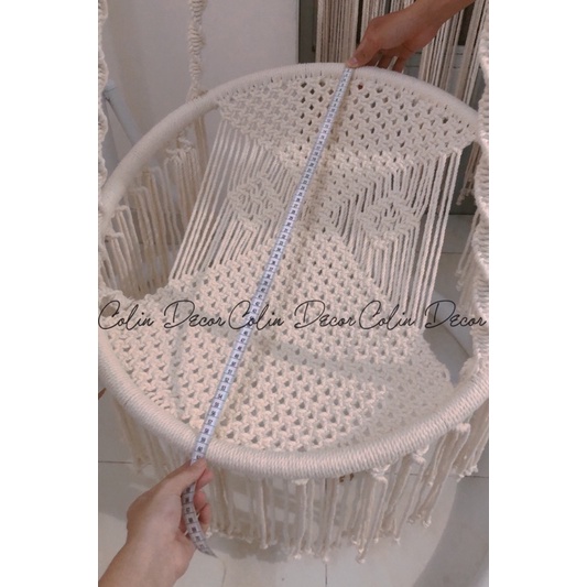 Võng, xích đu cao cấp macrame trang trí decor homestay