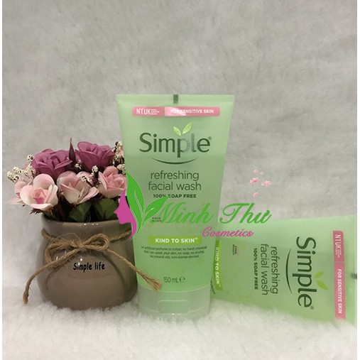 [MẪU MỚI] Sữa Rửa Mặt Dạng Gel Simple Refreshing