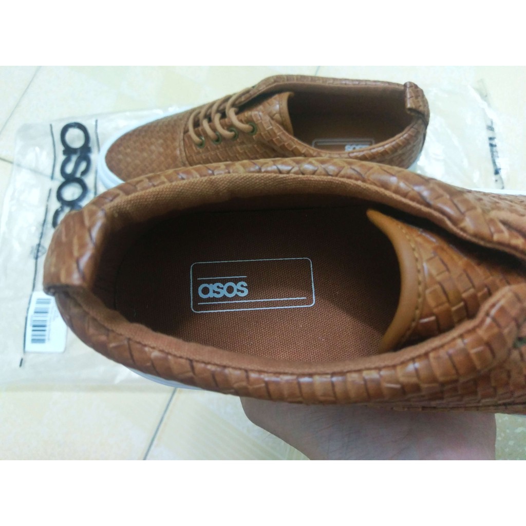Giày tây nam ASOS Ceasar Woven Tan  chính hãng