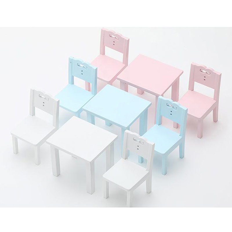 Bộ Ghế Gỗ Tỉ Lệ 1: 12 Trang Trí Nhà Búp Bê