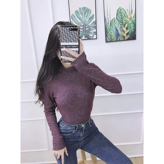 Combo 12 áo thun cổ lọ sọc + tron