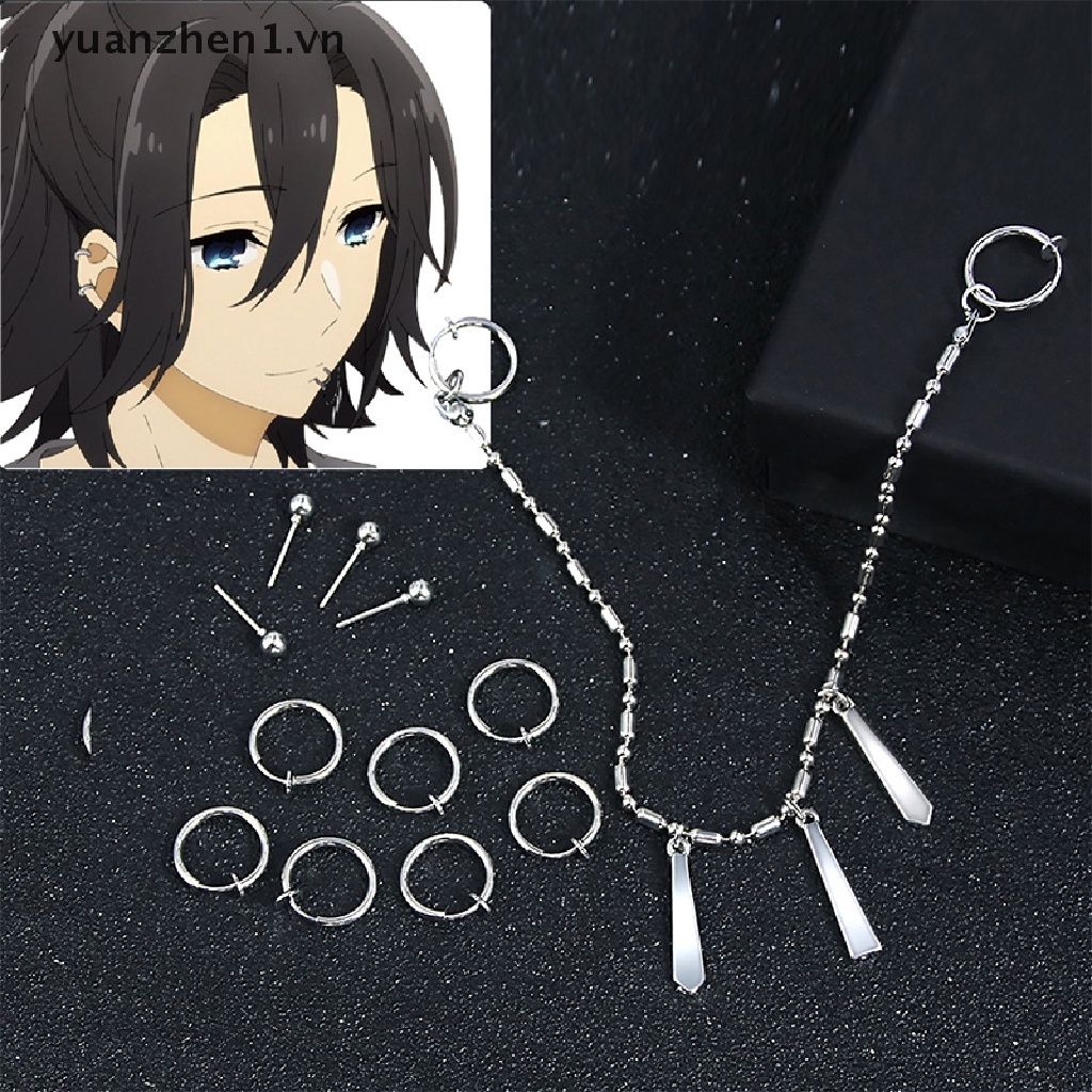 1 Bộ Khuyên Tai Và Môi Hóa Trang Nhân Vật Anime Horimiya Miyamura Izumi