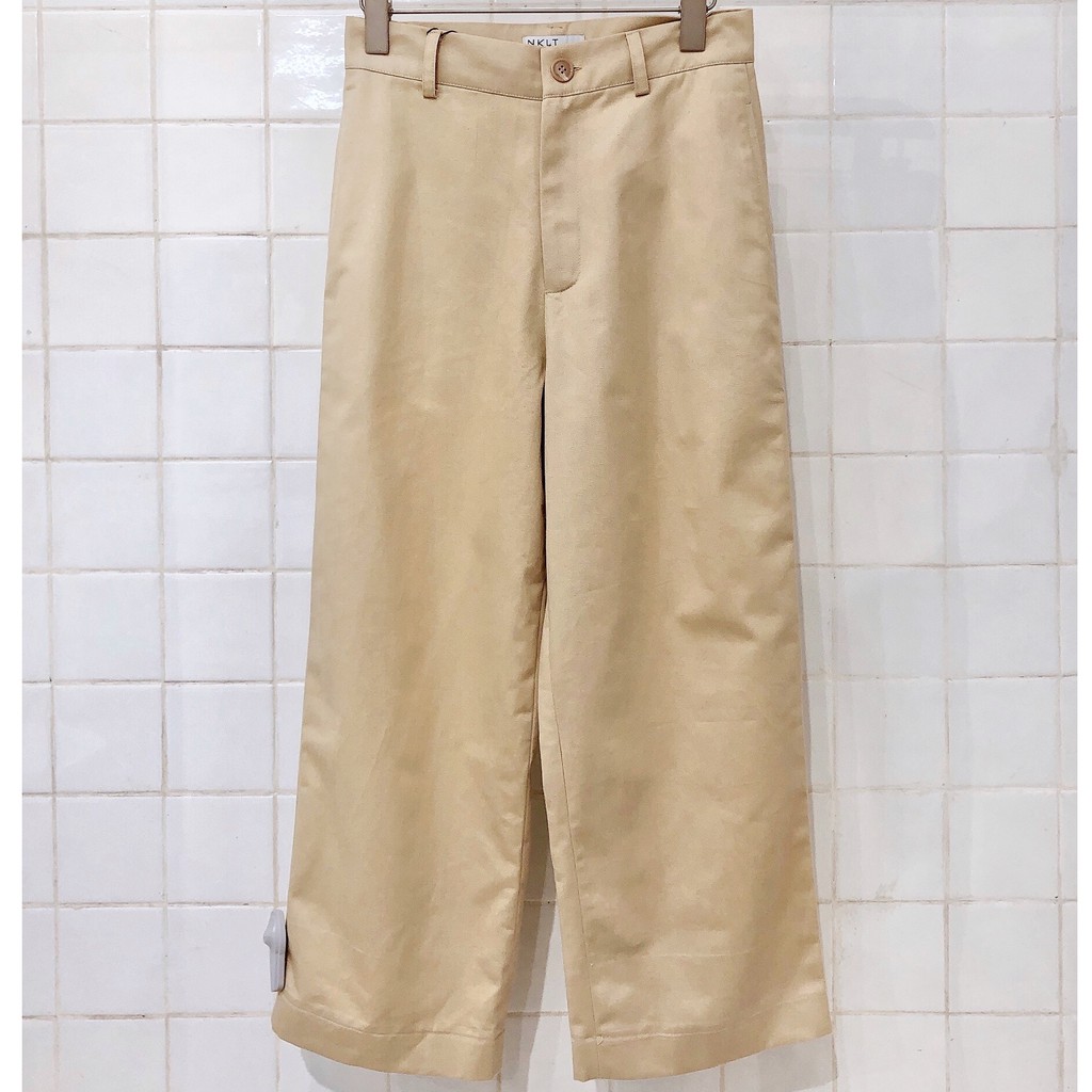 [Mã FADIRECT20 giảm 20K đơn 150K] Quần kaki ống rộng lửng TK - QTK044 | BigBuy360 - bigbuy360.vn