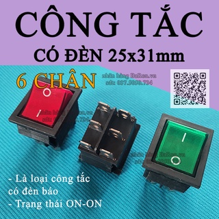 Công tắc ổ điện 6 chân kcd4 250v/16a