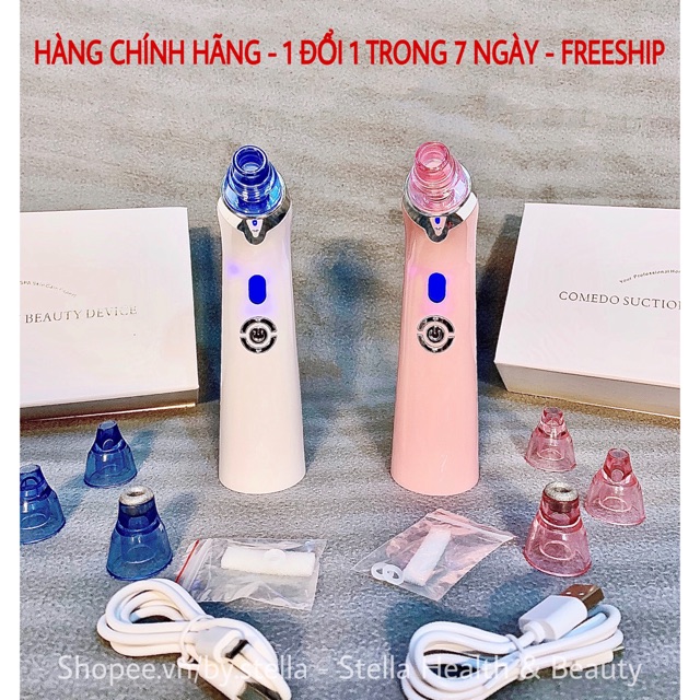 [CHÍNH HÃNG, FREESHIP] Máy Hút Mụn Comedo Cao Cấp 5 Chế Độ Hàn Quốc Hút Dầu Nhờn Bã Thừa Phiên Bản Cao Cấp