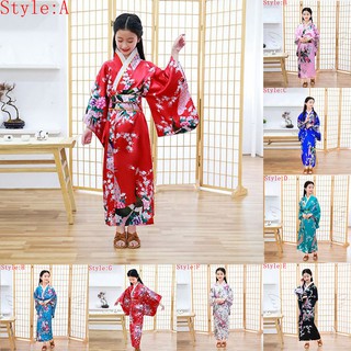 Bộ trang phục kimono truyền thống độc đáo cho bé gái