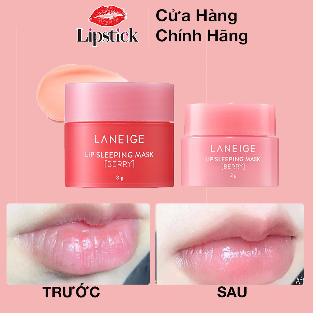 Mặt Nạ Ngủ Dưỡng Ẩm Môi Và Phục Hồi Môi Thâm Laneige Lip Sleeping Mask 3g ( Mẫu Mới )