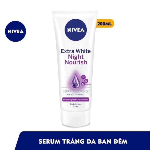 Bộ đôi serum NiviA 180ml ngày và đêm dưỡng thể chống nắng