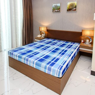 ÁO BỌC NỆM 2 MẶT 1M6X2Mx10Cm THUN LẠNH CAO CẤP( Dày 1 Tấc) Giao Màu Ngẫu Nhiên