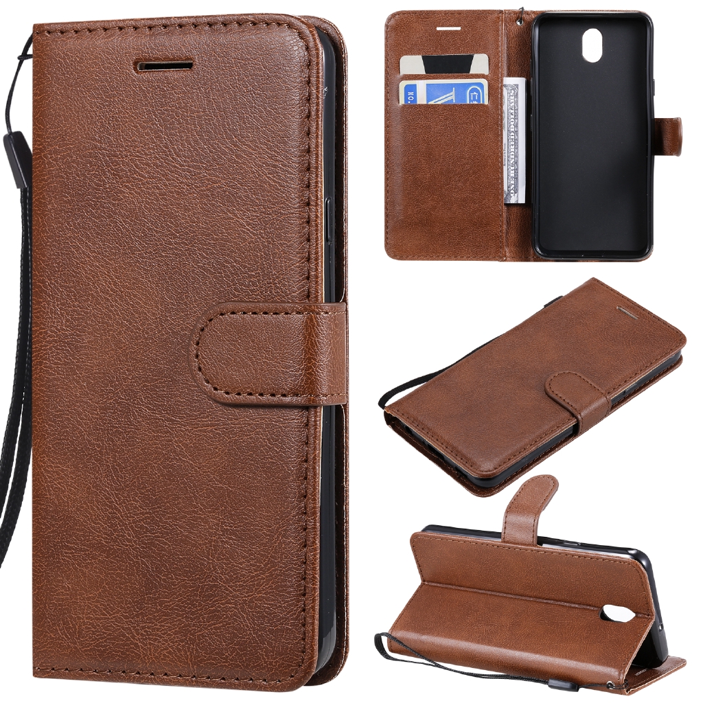 Bao nắp gập chất giả da nhiều mẫu mã cho điện thoại Xiaomi Redmi Note 6 7 8 Pro