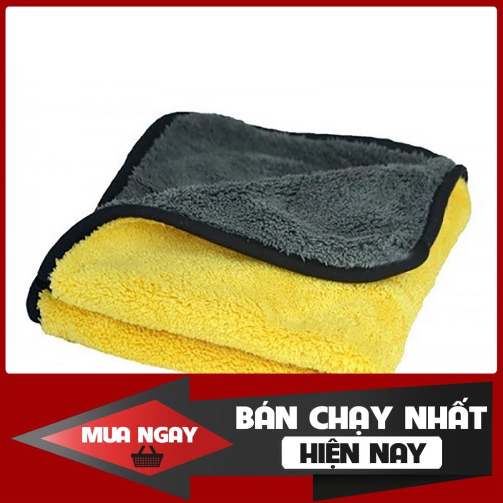 Khăn Lau Xe Hơi Ô Tô Cao Cấp Gia Dụng Đa Năng Siêu Thấm Microfiber Loại Dày, Không rụng lông, Chống Xước