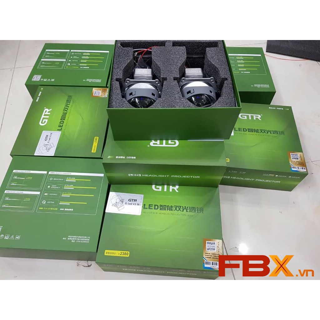 BI LED GTR GLED V3 SE - BI LED KÍCH SÁNG NHANH, GOM SÁNG (TẶNG KÈM CHÓA CHỤP XI MẠ , KEO ĐÈN CHUYÊN DỤNG)