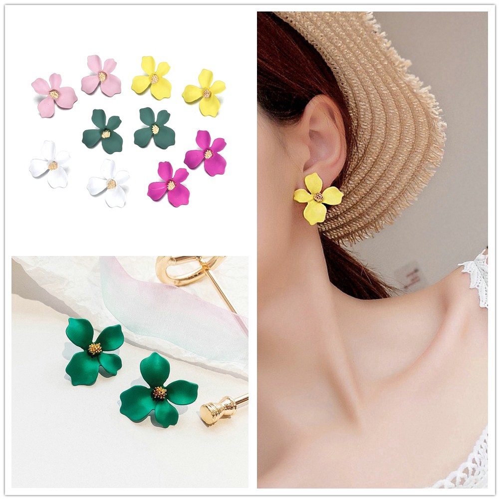 Khuyên tai hoa phong cách bohemian thanh lịch dành cho nữ