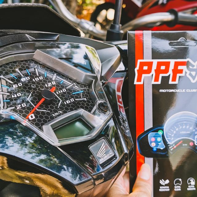 Honda AB 2018... PPF dán bảo vệ đồng hồ xe, xước tự phục hồi, PPF USA SD 10 năm