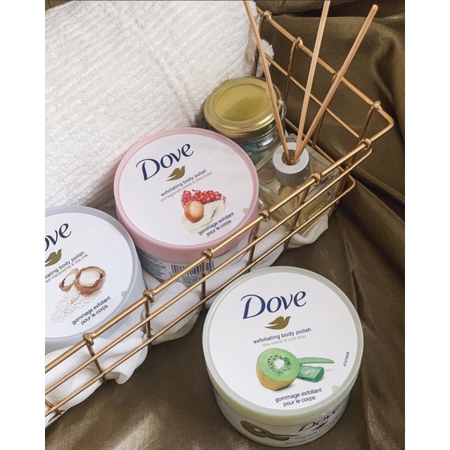 [BẢN ĐỨC] Tẩy da chết toàn thân Dove Exfoliating Body Scrub