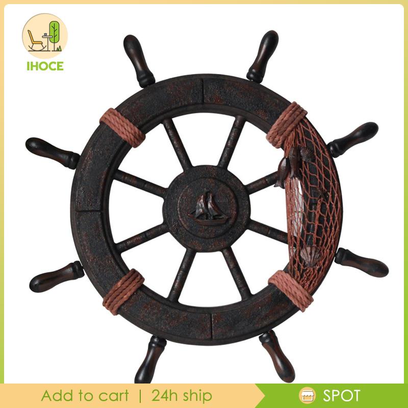 Tàu Thuyền Bằng Gỗ Treo Tường Trang Trí Phong Cách Địa Trung Hải