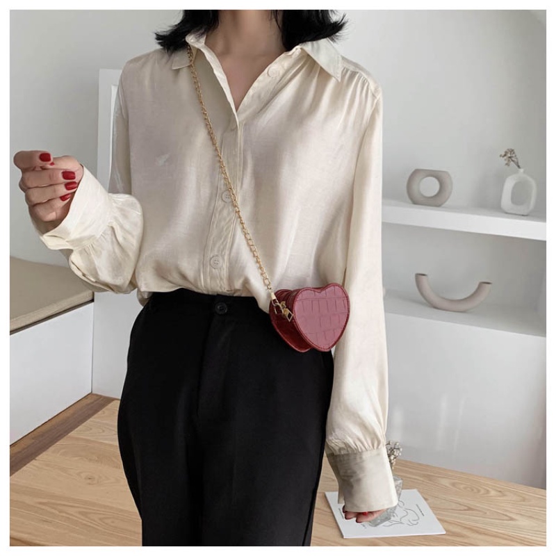 Túi Đeo Chéo Mini Da Cá Sấu Phong Cách Hàn Quốc GXYXB034