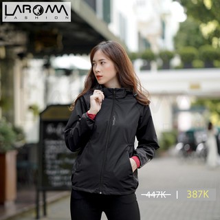 Áo gió nữ Laroma 1 | Giữ ấm - Cản gió - Chống nước - Mũ rời