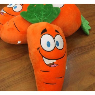 Gấu bông gối ôm củ cà rốt  65cm miệng cười đáng yêu dễ thương dành cho mọi lứa tuổi