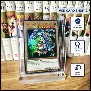 Thẻ bài yugioh chính hãng  Blue-Eyes White Dragon (Earth Background) – Ultra Rare