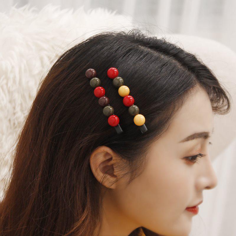 💖Wiki💖 multiple colour Mini ball Hair clip