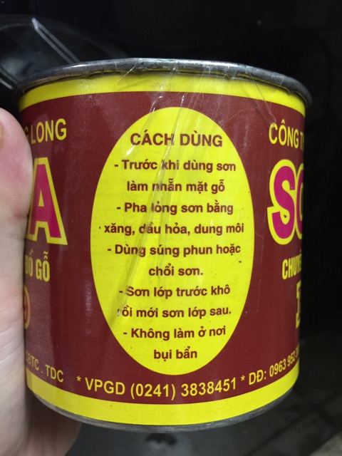 Sơn Ta màu cánh gián dùng cho gỗ