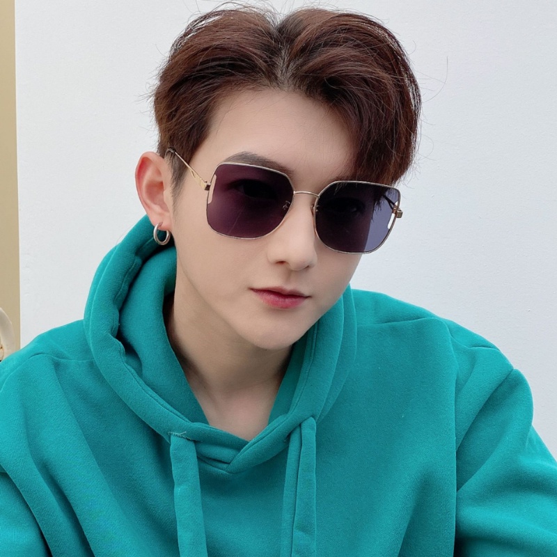(YUZHU) Kính Râm Thời Trang Oversized Hình Vuông Nhiều Màu Sắc Che Nắng