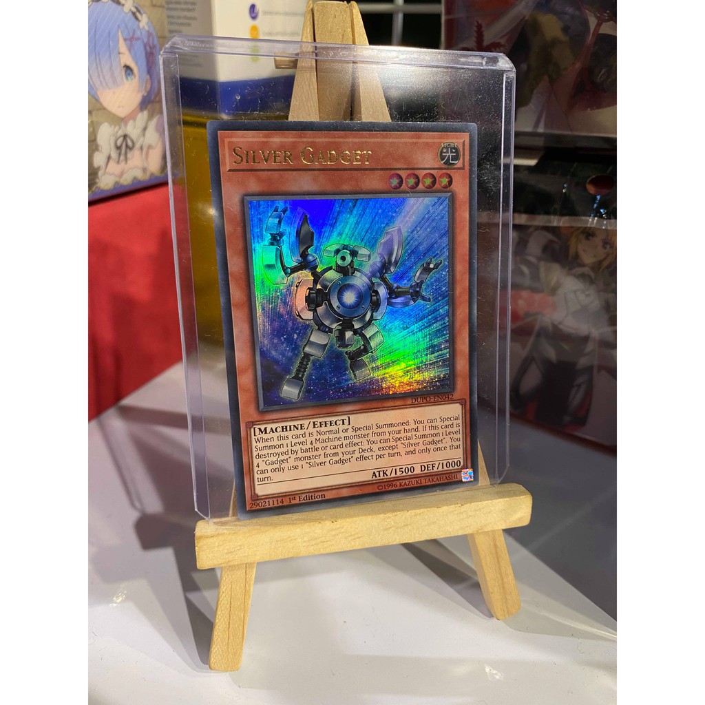 Lá bài thẻ bài Yugioh Silver Gadget – Ultra Rare - Tặng bọc bài nhựa bảo quản