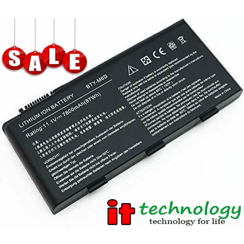 Pin Laptop MSI BTY-M6D GX660 GX680 GX680R GX780 GT60