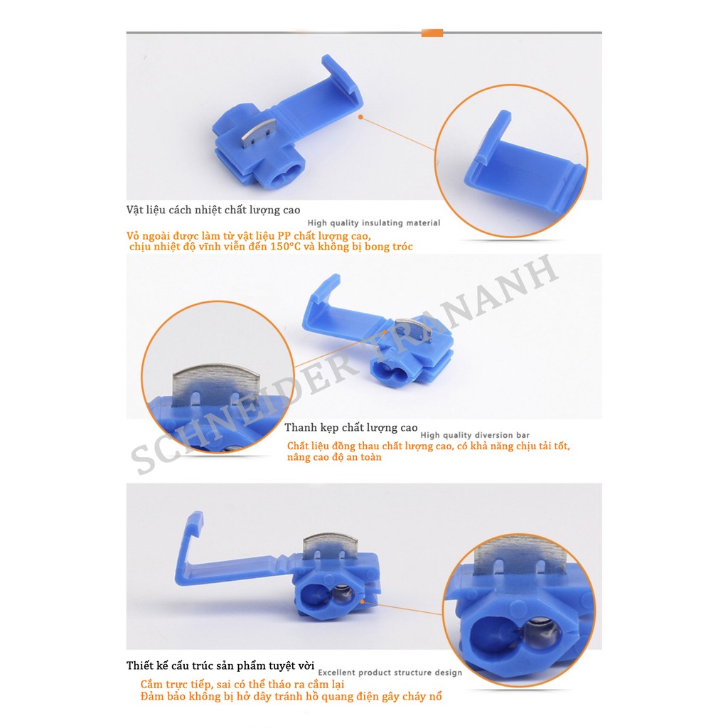 50 Cút Nối Dây Điện Nhanh Chữ T
