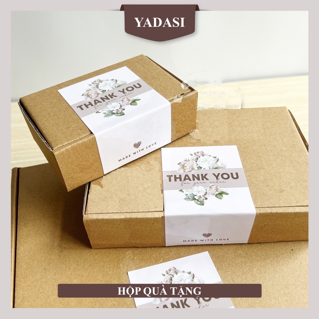 Hộp tặng quà sinh nhật bạn bè người thân phong cách vintage đựng túi xách, quần áo giày dép YADASI STORE