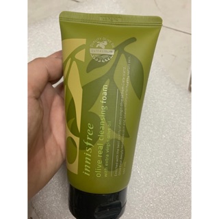 Sữa rửa mặt từ dầu oliu Olive Real Cleansing Foam Innisfree (150ml) mẫu mới