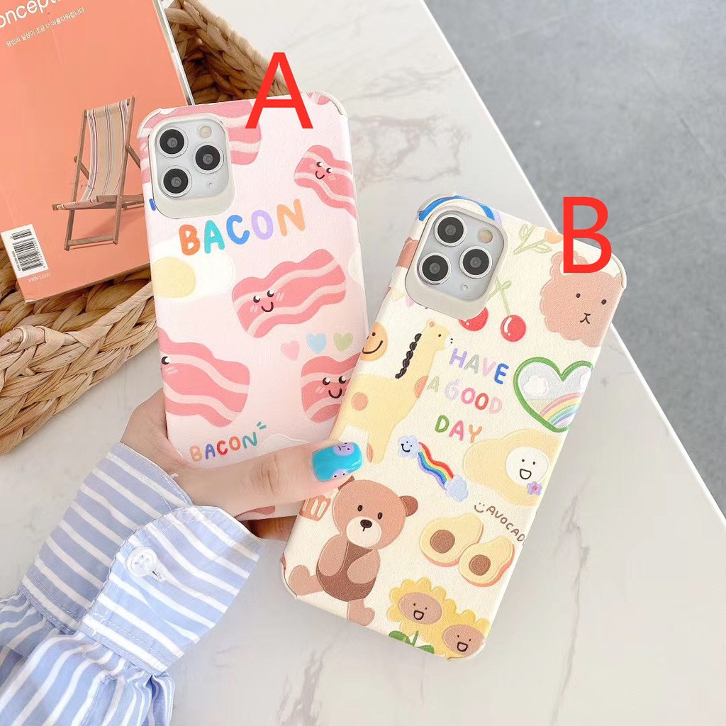 Ốp Điện Thoại Mềm Hình Hoạt Hình Đáng Yêu Cho iPhone 7 8 SE2020 plus X XS XR XSmax 11 Pro Promax | BigBuy360 - bigbuy360.vn