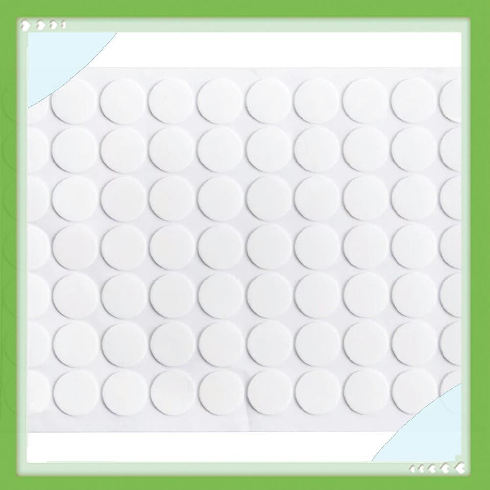 Set 70 miếng dán hai mặt acrylic hình tròn trong suốt