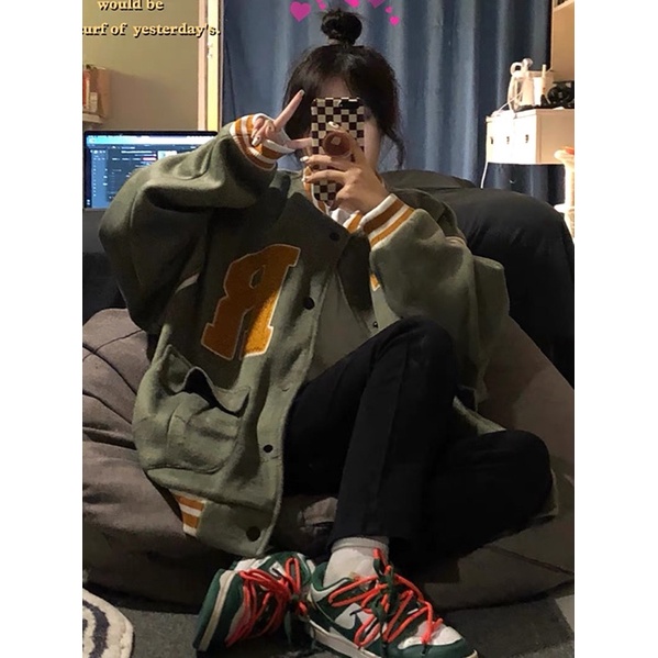 Áo bomber nỉ lót bông