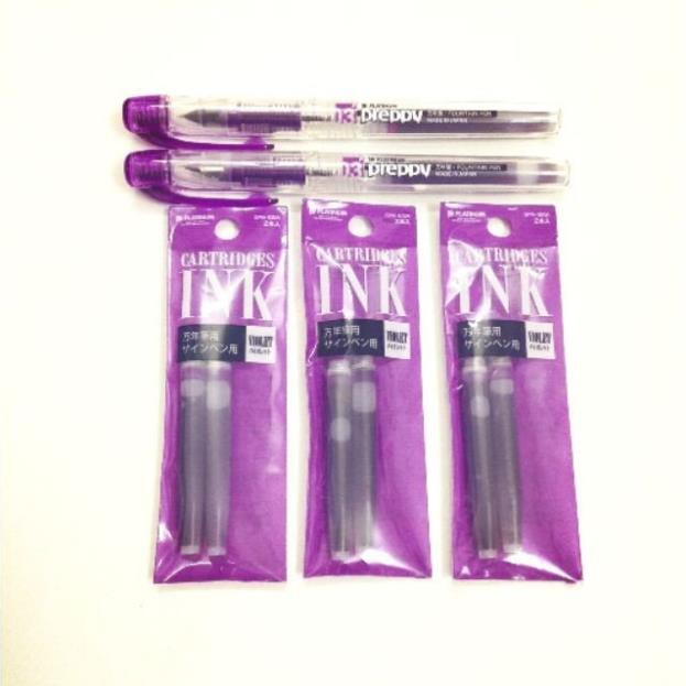 Combo 3 Bút máy PREPPY Platinum Nhật Bản bút màu 0.3 dành cho học sinh viết dễ dàng, chữ đẹp