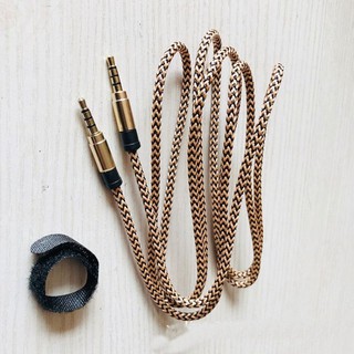 Jack 2 đầu 3.5 mm 4 khấc bọc dù 3m chất lượng cao