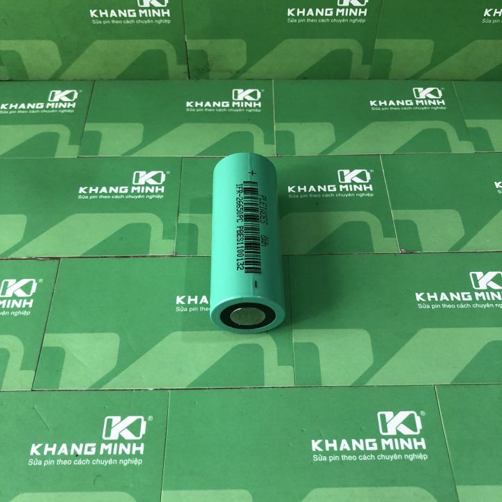 Pin sắt 26650 Li-Fe 3.2V, dung lượng 2500mAh, xả 25A - 10C mới 100%