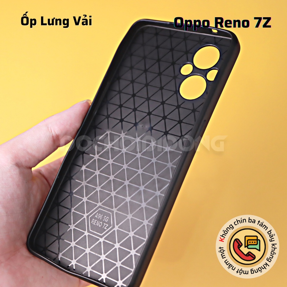 Ốp Lưng Vân Vải Oppo Reno 7z