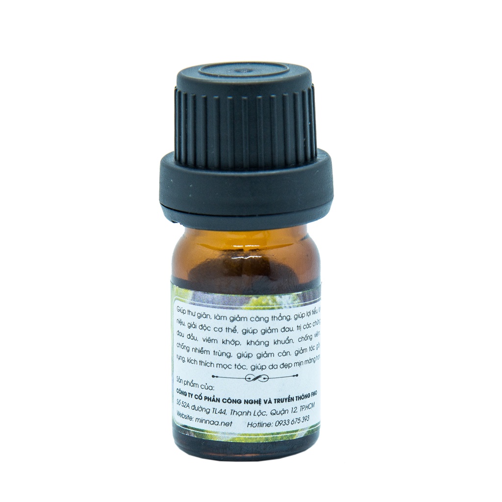 Tinh dầu xông phòng MINNAA hương vỏ Bưởi 10ml nhập khẩu Ấn Độ