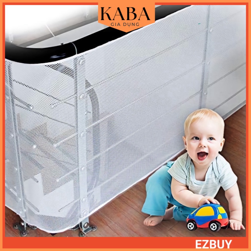 Hàng Rào Lưới Dày Chắn Cầu Thang Bảo Vệ An Toàn Cho Bé KABA