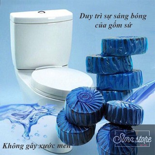 Viên tẩy thả bồn cầu toilet diệt khuẩn, an toàn, tiện lợi. Slmn_TayBC