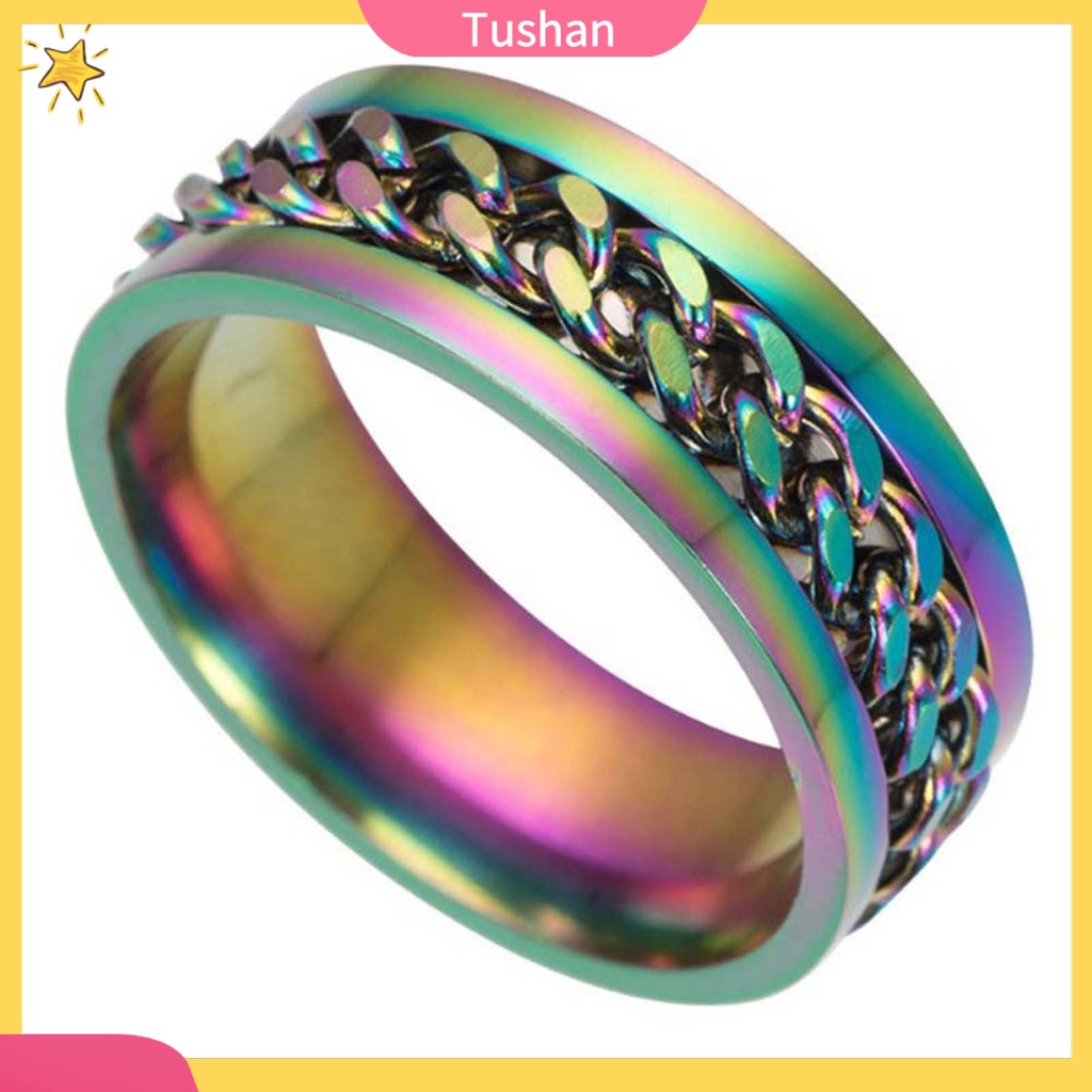 Nhẫn nam bằng thép không gỉ thời trang